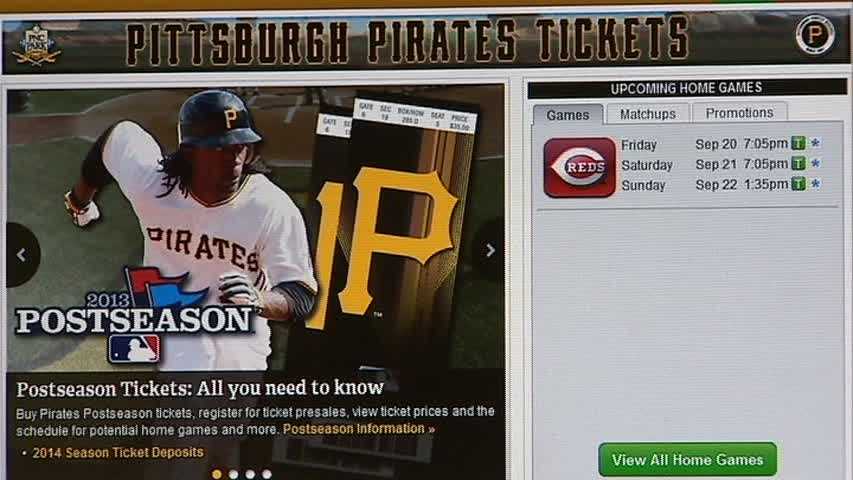 Pittsburgh Pirates Game Ticket Gift Voucher  Printable Surprise Baseball  Tickets